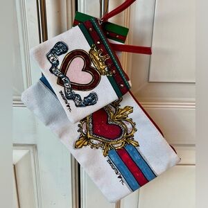 NWT Brighton in Love We Trust Pouch Set 2 Hearts Pouches DESIGNER Tom Clancy